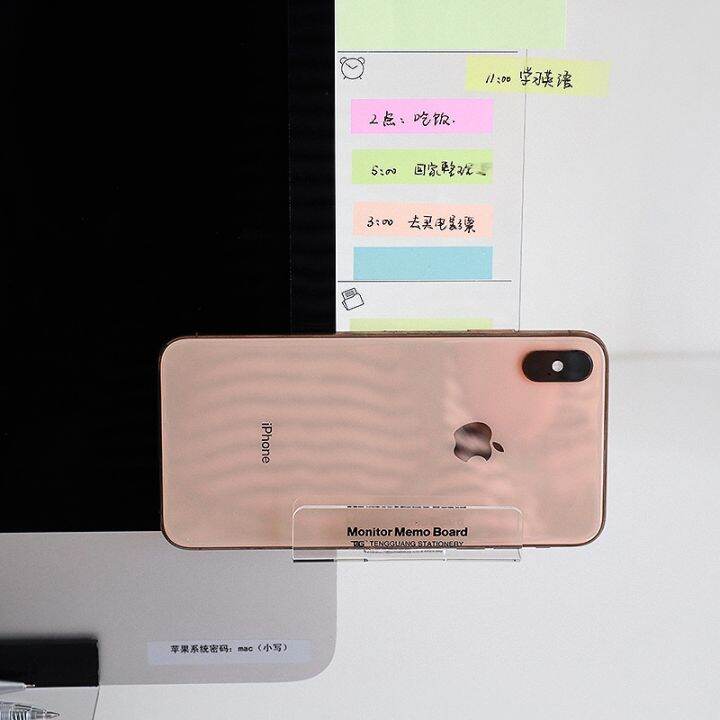 creative-acrylic-monitor-message-memo-board-for-sticky-notes-transparent-name-card-phone-holder-desktop-storage-rack