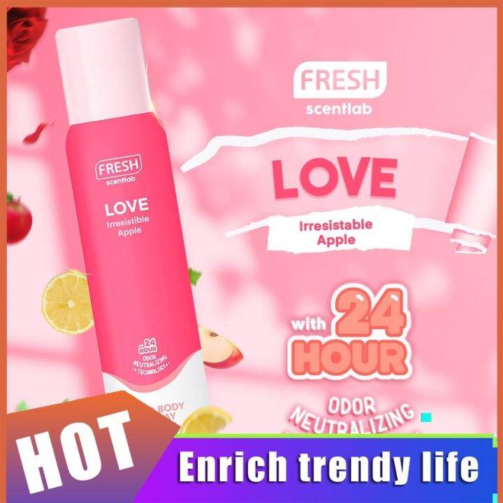 Fresh Scentlab Deo Body Spray Love Irresistable Apple 50 mL | Lazada PH