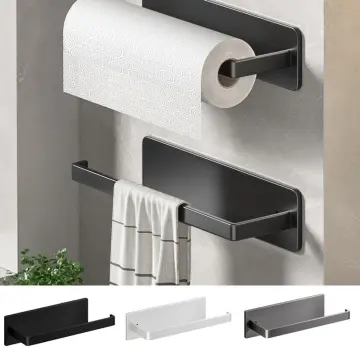 Taili Multi-function Wall Shelf Plastic Film Paper Towel Roll Holder Rack  Organizer Storage Holder For Home Kitchen Accessories - Buy Taili  Multi-function Wall Shelf Plastic Film Paper Towel Roll Holder Rack  Organizer