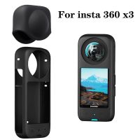 For Insta360 X3 Silicone Case Lens Cap Protective for Insta 360 X3 Camera Body Lenses Cover Cap Dust Anti-scratch Accessory