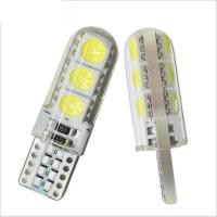 (ส่งจากไทย) หลอดไฟหรี่ ไฟส่องแผนที่ ไฟส่องป้าย รถยนต์ LED T10 6SMD 5050 สว่างมาก เคลือบกันนํ้า (1 ชิ้น)