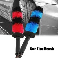 Multi-function Car Wheel Brush / Long Easy Reach Tire Rim Brushes / Truck Motor Bicycle Cleaning Tool