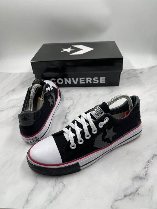 สินค้า-converse-one-star-size-36-45-สวยแท้100-รองเท้าผ้าใบคอนเวิส-ผ้าใบสีขาว-รองเท้าผ้าใบแฟชั่น-ผ้าใบราคาถูก