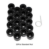 20PCS รถล้อ Nut Caps Hub สกรูครอบคลุม17มม. สำหรับ Volkswagen Bora Sagitar Magotan Passat