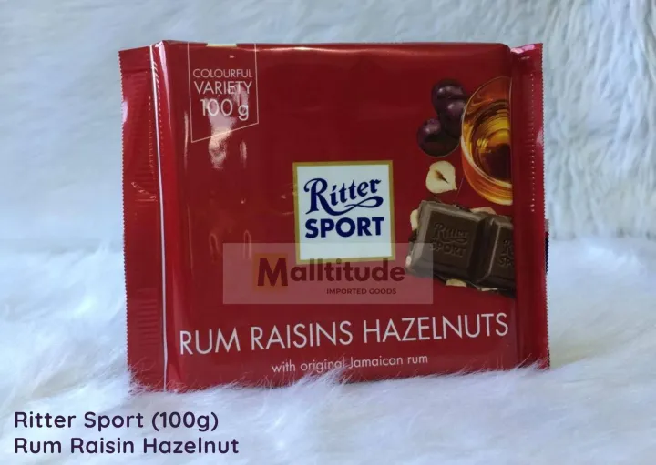 Ritter Sport Chocolate Rum Raisin 100g Lazada PH