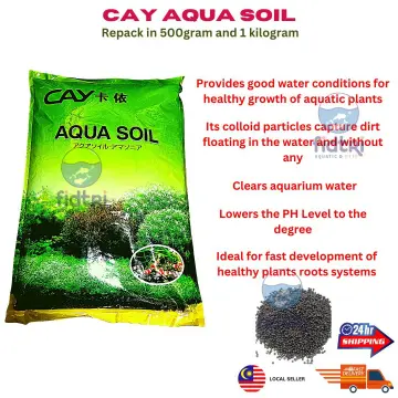 AQUA  Soil (1L/3L) Aquarium Water Plant Soil Water Grass Mud  Aquascape Fish Tank Soil