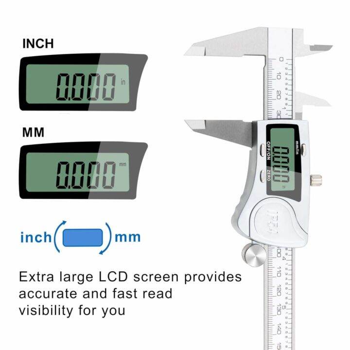 esplb-กันน้ำ-vernier-scale-ip54ความแม่นยำดิจิตอลอิเล็กทรอนิกส์สูง6นิ้ว150มม-เครื่องมือวัดคาลิปเปอร์เหล็กสแตนเลส