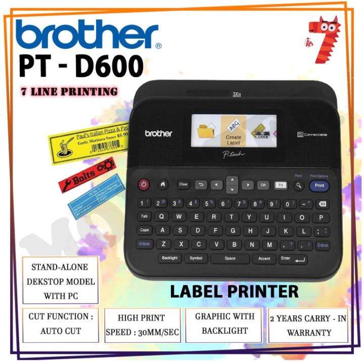 Brother Ptouch PTD600 Label Maker For Office and Corporate (PTD600