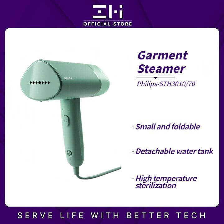 Philips Foldable Handheld Garment Steamer 3000 Series Portable Ironing