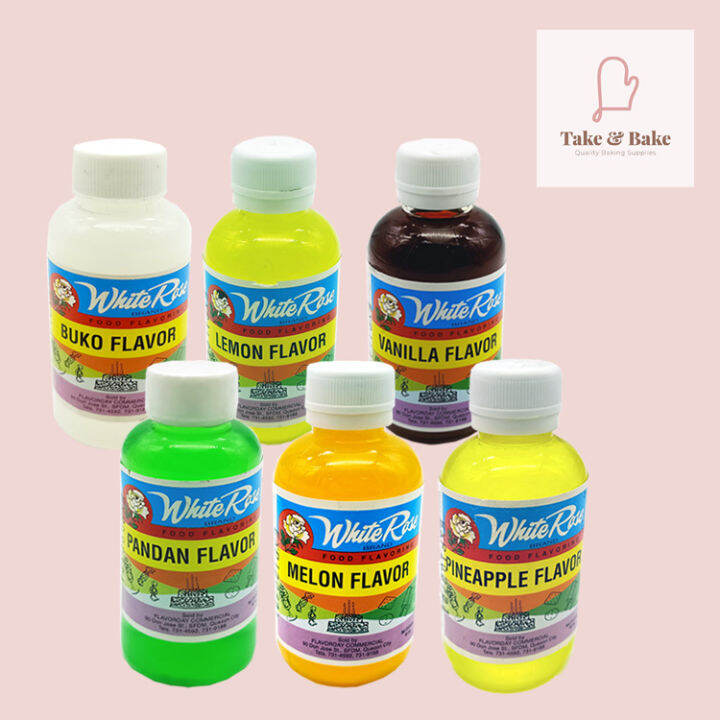 White Rose Food Flavoring 60mL (6 Flavors) Lazada PH