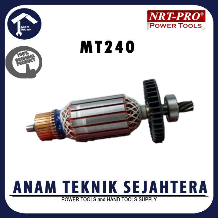 Nrt Pro Armature Angker Rotor Mt Untuk Mesin Cuting Wheel Maktec Tipe Mt Lazada