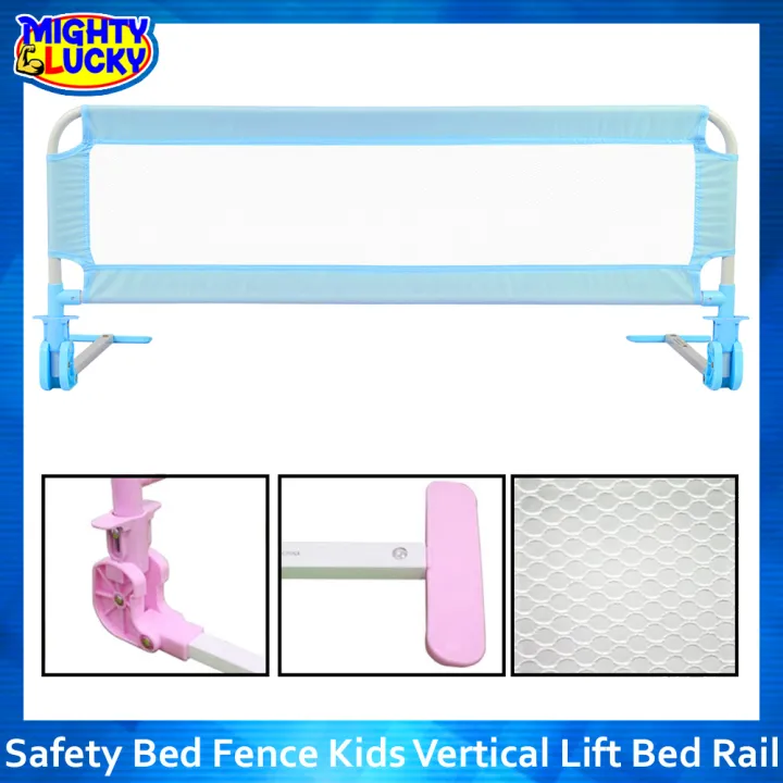 MightyLucky1.8m Safety Bed Fence Kids Vertical Lift Bed Rail Infants