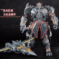 Dalam Stok Transformasi Mainan Galvatron AOYI BMB H6001-2 18ซม. Decepticon Beast Wars Aloi Anime Tindakan Rajah Kereta Boy Model