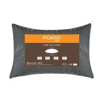 SB Design Square หมอนหนุน PICASSO SMILE DARK GRAY (47x72x22 ซม.)