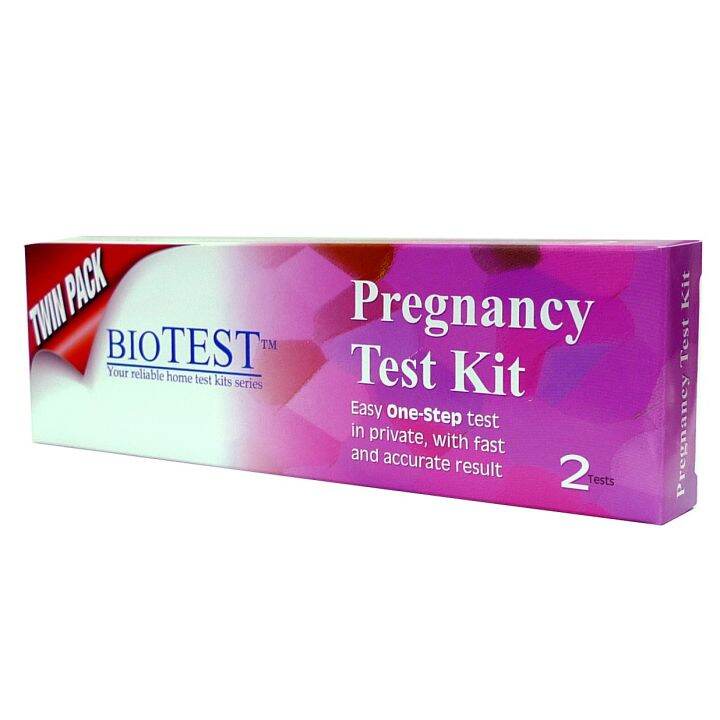 BioTest Pregnancy Midstream Test (Twin Pack) Lazada