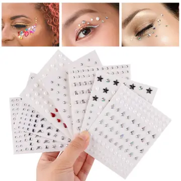 Face Jewels Body Stickers Crystal Tears Gem Stones Bindi Temporary Stickers  - China Tattoo Sticker Face Gems and Face Gem Stickers price