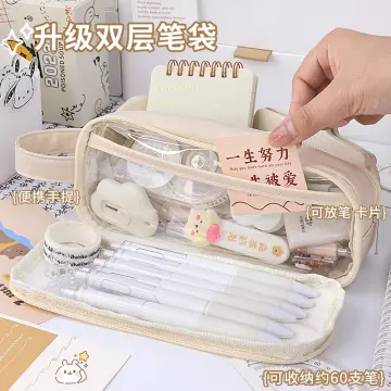 (korean Stationery)pencil Case Stationery Case School Supplies Cute