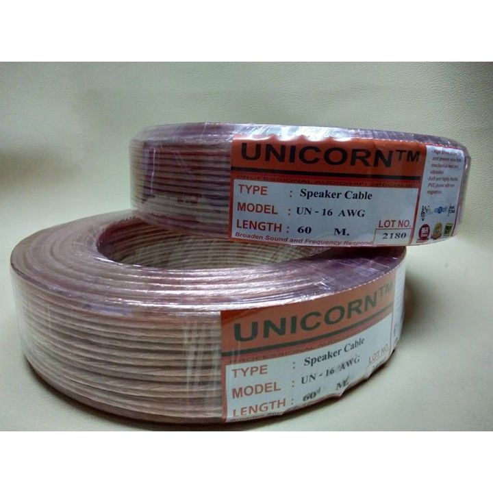 มาใหม่-สายลำโพงทองแดงผสม-เสียงกลาง-16-awg-unicon-ขายเป็นม้วน-60-เมตร-คุ้มสุดสุด-ซับ-วู-ฟ-เฟอร์-รถยนต์-ลำโพง-ซับ-วู-ฟ-เฟอร์-แอ-ค-ที-ฟ-ซับ-วู-ฟ-เฟอร์-ซับ-วู-ฟ-เฟอร์-บ-ลู-ทู-ธ