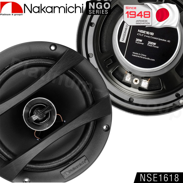 nakamichi-nse1618-ลำโพง-แกนร่วม-6-5นิ้ว-จำนวน1คู่-200w-max-30w-rms-ดอกลำโพง-ลำโพงรถยนต์-ลำโพง-แกนร่วม