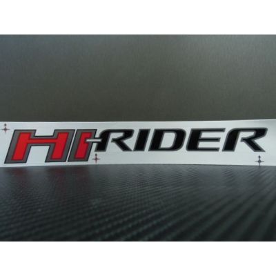 สติ๊กเกอร์ดั้งเดิมติดแก้มท้าย HI-RIDER สำหรับ Ford Ranger คำว่า hirider คำว่า hi-rider sticker ฟอร์ด ติดรถ แต่งรถ เรนเจอร์