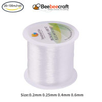 1 Roll Crystal Clear Fishing Line Monofilament Fishing Wire Invisible Nylon Fish String for Balloon Beads Craft Hanging DIY 0.2mm 0.25mm 0.4mm 0.6mm