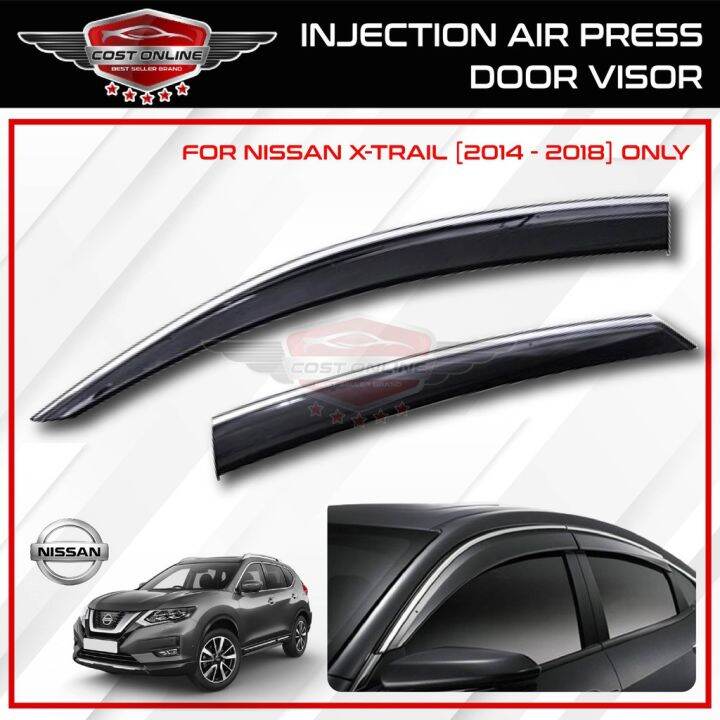 Nissan XTRAIL X-TRAIL 2014 - 2018 Injection Door Visor Air Press Window ...