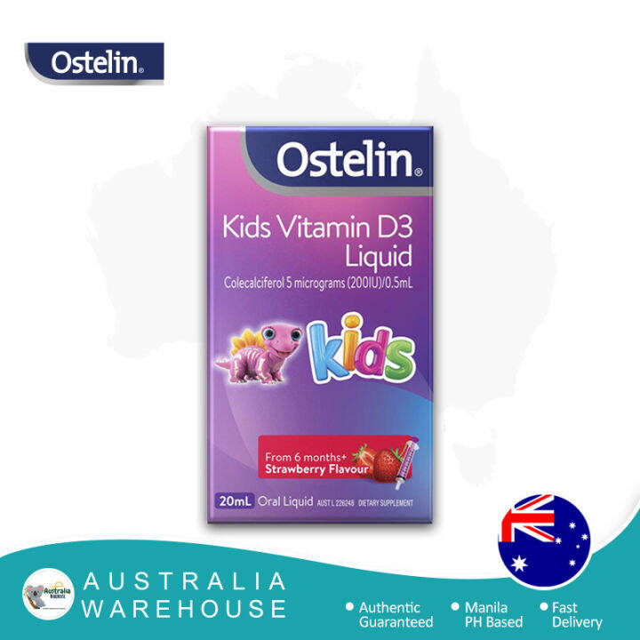 Ostelin Vitamin D3 Calcium Kids Liquid 20ml Lazada PH