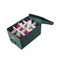 Christmas Ornament  Chest Holds 24 Balls w/ 4" Dividers