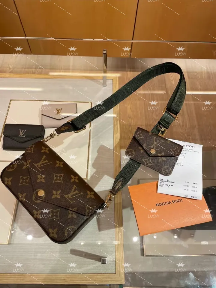 LUCKY LOUIS VUITTON Multi pochette Felicie Trendy cool all-match