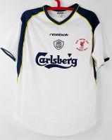 LIVERPOOL AWAY 2001 RETRO FOOTBALL SHIRT SOCCER JERSEY เสื้อบอล เสื้อฟุตบอล ย้อนยุค เรโทร ลิเวอร์พูล เยือน