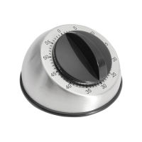 Cooking Wind Up Timer 60-Minute Kitchen Bell Alarm Clockwise Mechanical Countdown Timer Stainless Steel Kitchen Accessories