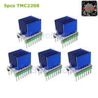 มอเตอร์ TMC2208 Nema 17มอเตอร์สเต็ปเปอร์เครื่องยนต์ TMC 2208ขั้นตอนฮีทซิงค์3D เครื่องพิมพ์ Voron Klipper Marlin ไดรเวอร์ชิ้นส่วนวงจรไฟฟ้าเงียบ