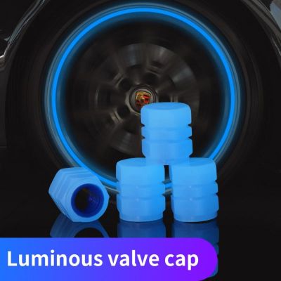 Universal Car Wheel Nut Caps Luminous Protection Caps Covers Waterproof Anti Rust Auto Hub Screw Cover Car Tire Valve Stem Caps