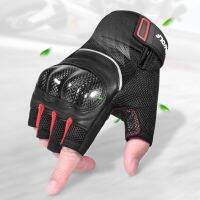 2022 NEW Motorcycle Gloves Winter amp;Summer Motocross Protective Gear Touch Screen Gloves Half Finger Gloves Black Red Green