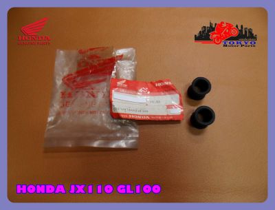 HONDA JX110 GL100 UPPER REAR SHOCK ABSORBER BUSHING "GENUINE PARTS" SET PAIR // บูชยางหูโช๊คหลังตัวบน ของแท้ ฮอนด้าแท้ รับประกันคุณภาพ
