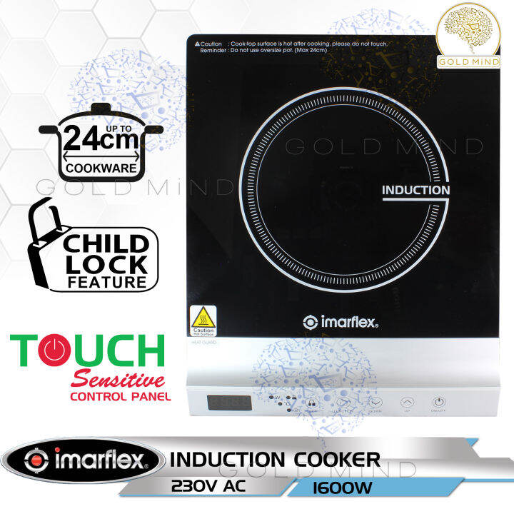 Imarflex Induction Cooker Single & Double Gold Mind Everyday Low