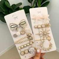 【cw】 1Set Hairpins Pin for Fashion Rhinestone Barrettes Headwear Hair Accessories