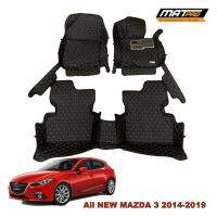 MatPro พรมปูพื้นเข้ารูป 5D 6D Premium Fitted Leather Car Mats สำหรับรถรุ่น All New Mazda 3 Skyactiv 4-5 Door ปี 2014-2019 3 ชิ้น