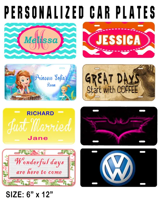 Personalized Car Plates Lazada PH