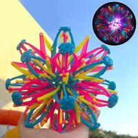 Expandable Breathing Ball Sphere Shrink Toy Creativity Collapsible Toy Expanding Stress Relief Breathing Magic Ball Toys To Handle Stress Needs Party Favor And Gift Stress Reliever Toys for steady