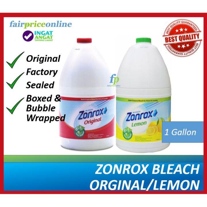 Zonrox Bleach Orginal / Lemon Gallon Lazada PH