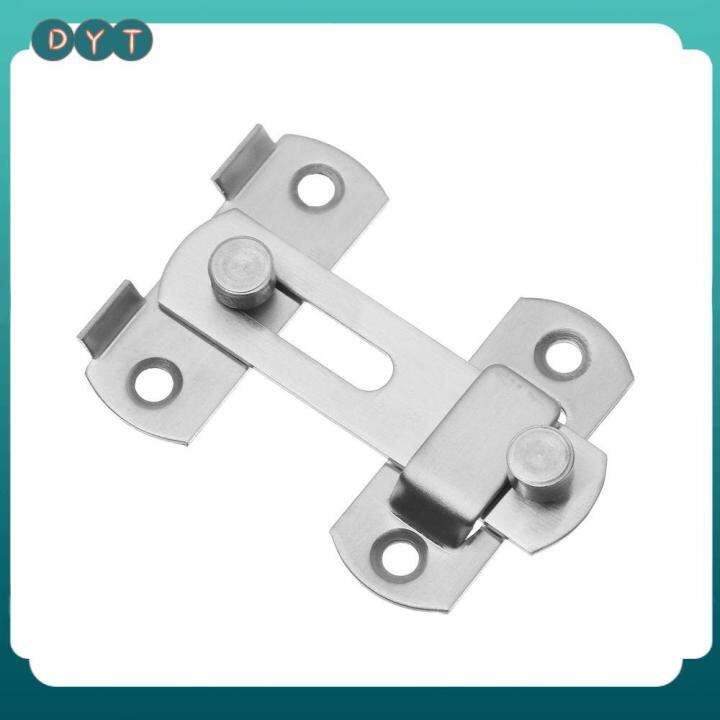 DYT Fittings Holder Silent Gate Buckle Security Padlock Clasp Screws Hasp Catches Door