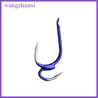 Wangzhansi เหล็กคาร์บอนสูง10ชิ้น/ล็อต,ตะขอตกปลาต่อสู้ปลายแหลมมีความแข็งแรงสองหัวตะขอคู่สำหรับการตกปลาทะเลเกียร์ปลาบาร์บ