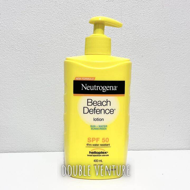 Neutrogena Beach Defence Sunscreen Water Sun Barrier Lotion Spf 50 400ml Lazada Ph