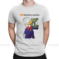Bitcoin Btc Crypto Millionaire Scrooge Tshirt Classic Gothic MenS Clothes Tops Large Cotton O-Neck T Shirt 【Size S-4XL-5XL-6XL】