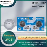 (มีในสต็อก) Original Renata 381 AG8 191 391 1.55V แบตเตอรี่เงินออกไซด์ LR1120 LR1120W สำหรับนาฬิกาของเล่นสวิสทำปุ่มเซลล์เหรียญ **