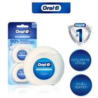 Oral-B ออรัลบี ไหมขัดฟัน เอสเซนเชียลฟรอส 2x50 เมตร Essential Dental Floss 2x50M Value Pack