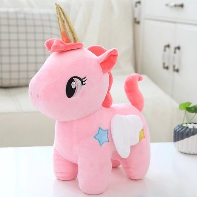 hot【DT】☾  10/20CM Kawaii Unicorn keychain Stuffed Unicornio Dolls Soft Cartoon for Children Kids Birthday Gifts