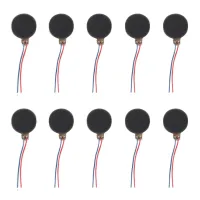 10pcs 10mmx3mm Vibration 12000RPM Adhesive Flat Coin-Button for Cell Pager Tablet