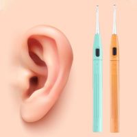 1 Set Earpick Spoon with Light LED light Ear Cleaner Soft Head Luminous Ear Wax Remover Ear Care Tool